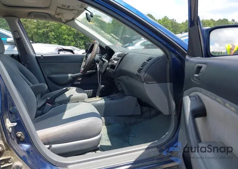 2001 Honda Civic Ex из США, поврежденный, VIN 2HGES26711H617938